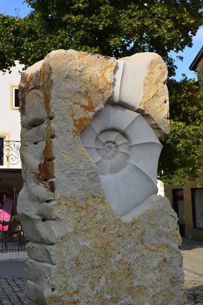 Tarihi Şehir Eichsttt Bölge Bavyera Almanya Görünümünde Eichsttt Almanya — Stok fotoğraf