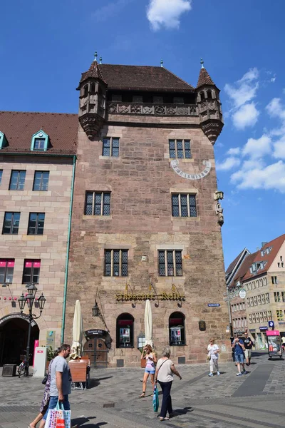 stock image View in the city of Nuremberg, Bavaria, Germany