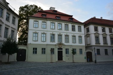 Tarihi şehir, Eichsttt, bölge Bavyera, Almanya görünümünde Eichsttt, Almanya