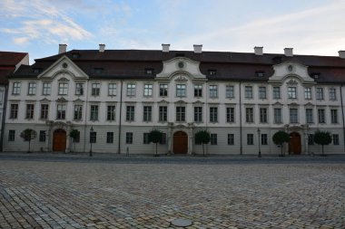 Tarihi şehir, Eichsttt, bölge Bavyera, Almanya görünümünde Eichsttt, Almanya