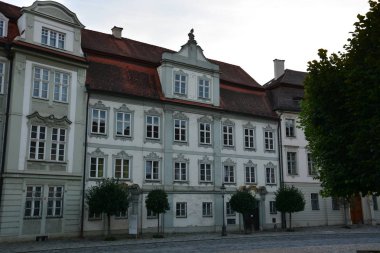 Tarihi şehir, Eichsttt, bölge Bavyera, Almanya görünümünde Eichsttt, Almanya