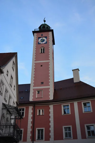 Tarihi Şehir Eichsttt Bölge Bavyera Almanya Görünümünde Eichsttt Almanya — Stok fotoğraf