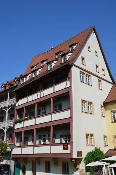 Bamberg Německo Pohled Historickém Centrum Bambergu Bavorsko Region Horní Franky — Stock fotografie