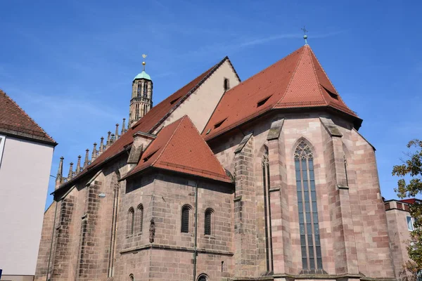 Vue Dans Ville Nuremberg Bavière Allemagne — Photo