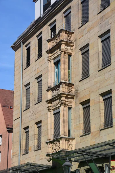 Vue Dans Ville Nuremberg Bavière Allemagne — Photo