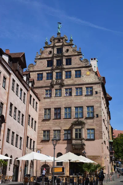 Vista Para Cidade Nuremberga Baviera Alemanha — Fotografia de Stock