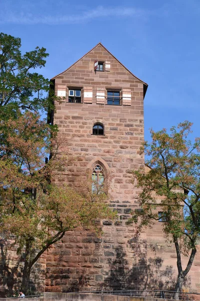 Vista Para Cidade Nuremberga Baviera Alemanha — Fotografia de Stock