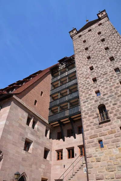 Blick Die Stadt Nürnberg Bayern Deutschland — Stockfoto