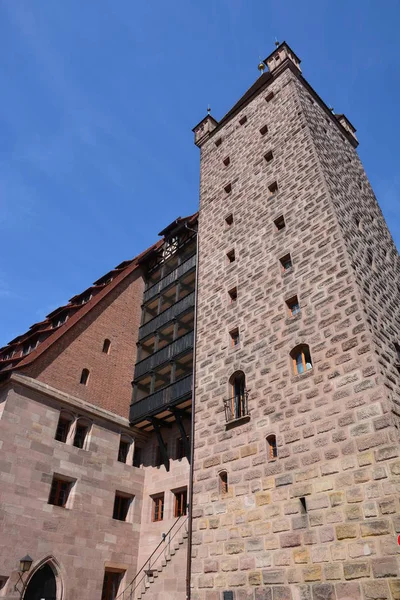 Blick Die Stadt Nürnberg Bayern Deutschland — Stockfoto