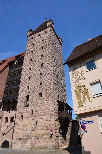 View City Nuremberg Bavaria Germany — Stock Photo, Image