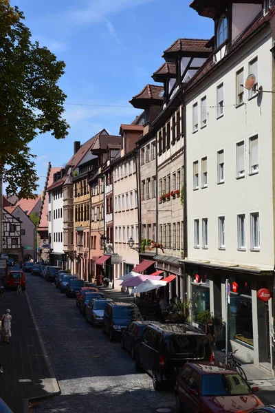 Δείτε Στην Πόλη Της Νυρεμβέργη Βαυαρία Γερμανία — Φωτογραφία Αρχείου