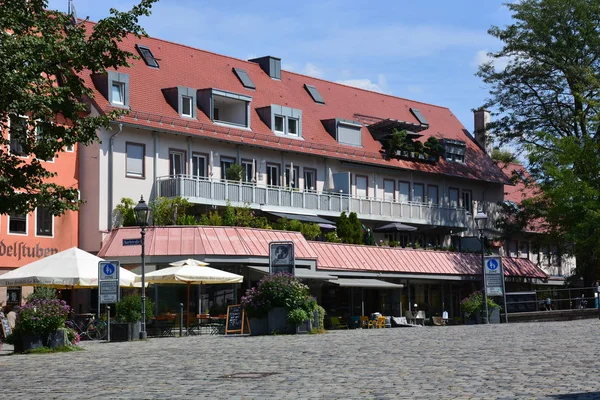 Blick Die Stadt Nürnberg Bayern Deutschland — Stockfoto