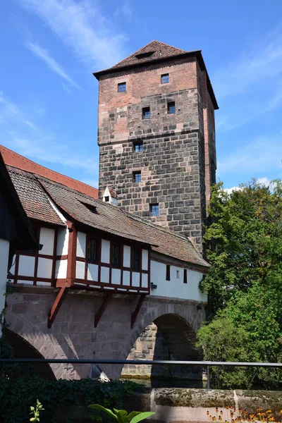 Nürnberg Bavyera Almanya City Otellerini Göster — Stok fotoğraf