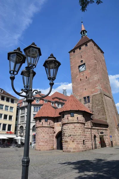 Vista Ciudad Nuremberg Baviera Alemania —  Fotos de Stock