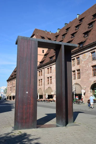 Vista Para Cidade Nuremberga Baviera Alemanha — Fotografia de Stock