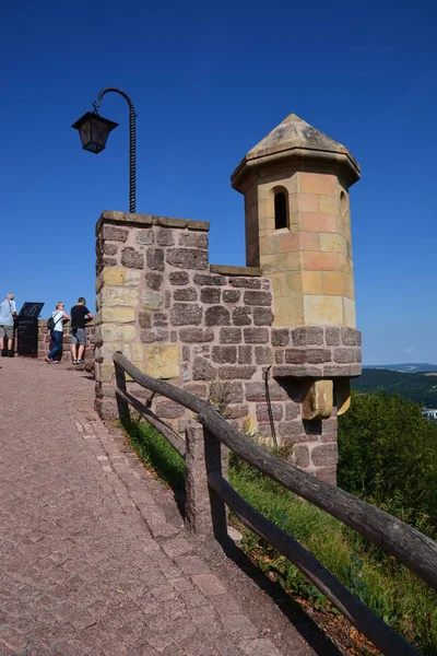 Eisenach Tyskland Syn Wartburg Slott Nära Den Historiska Staden Eisenach — Stockfoto