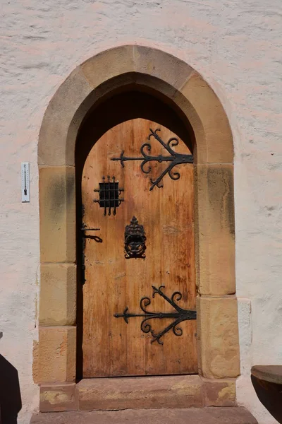 Pohled Hrad Wartburg Poblíž Historického Města Eisenach Regionu Durynsko Německo — Stock fotografie