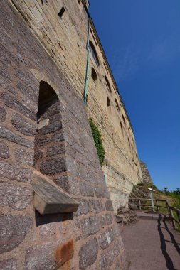 Wartburg castle yakınındaki tarihi kent Eisenach, bölge Thuringia, Almanya sığınmak Martin Luther'in 1521 ve 1522 yıllarında Eisenach, Almanya görünümü