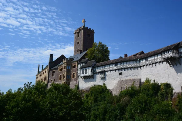 Eisenach Alemanha Vista Sobre Castelo Wartburg Perto Cidade Histórica Eisenach — Fotografia de Stock