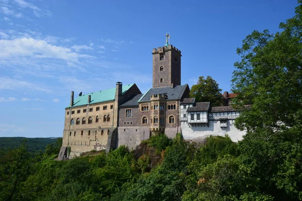 Eisenach Alemania Ver Wartburg Castillo Cerca Histórica Ciudad Eisenach Región —  Fotos de Stock