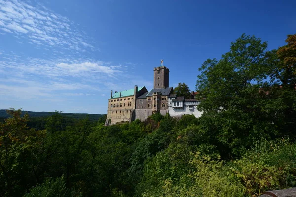 Eisenach Duitsland Zicht Wartburg Castle Buurt Van Historische Stad Van — Stockfoto