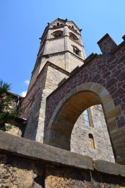 Eisenach, bölge Thuringia, Almanya tarihi şehir görünümünde Eisenach, Almanya
