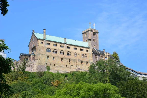 Eisenach Alemania Ver Wartburg Castillo Cerca Histórica Ciudad Eisenach Región —  Fotos de Stock