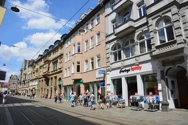 Blick Die Historische Stadt Erfurt Thüringen Deutschland — Stockfoto