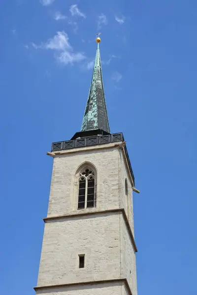 Tarihi Şehir Erfurt Thuringia Almanya Görüntülemek — Stok fotoğraf