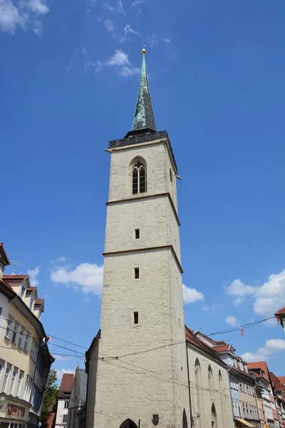 Kijk Historische Stad Van Erfurt Thüringen Duitsland — Stockfoto
