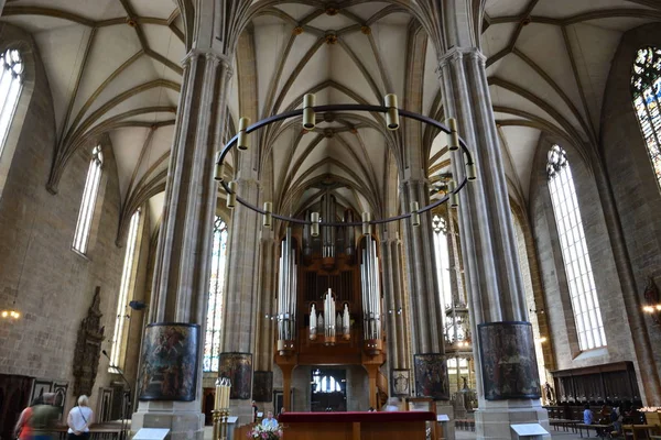 View Historical Town Erfurt Thuringia Germany — Stock Photo, Image