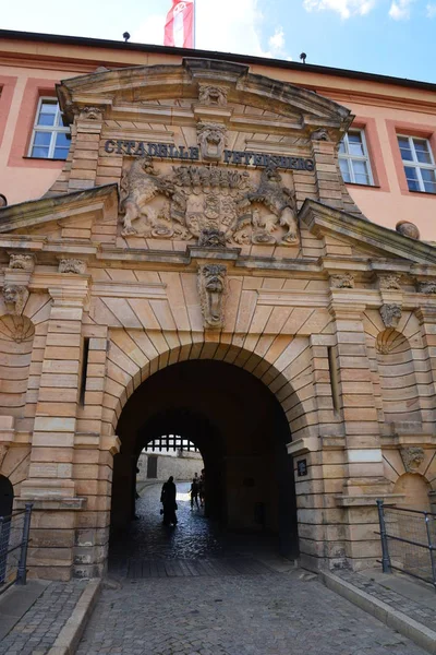 Nézd Történelmi Erfurt Városában Türingia Németország — Stock Fotó