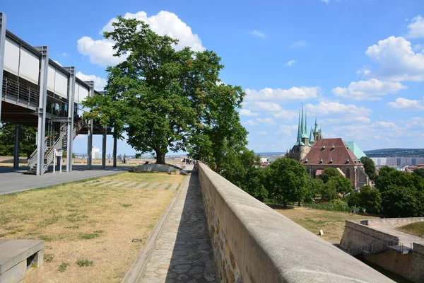 Vista Histórica Ciudad Erfurt Turingia Alemania —  Fotos de Stock