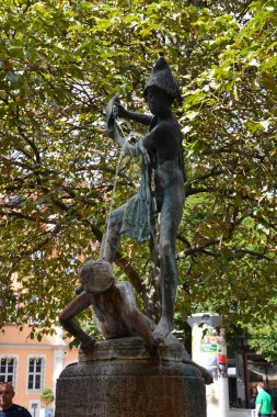 Tarihi şehir, Erfurt, Thuringia, Almanya görüntülemek