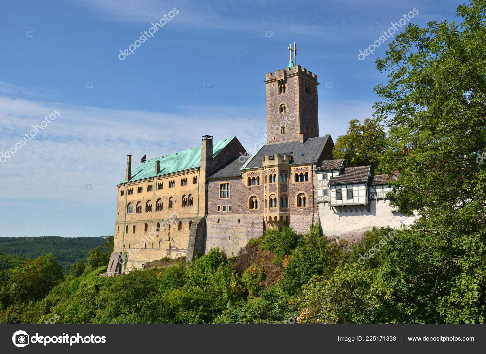 Eisenach Germany View Wartburg Castle Historical Town Eisenach Region Thuringia Stock Editorial Photo C Photographer