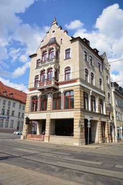 Tarihi şehir, Erfurt, Thuringia, Almanya görüntülemek