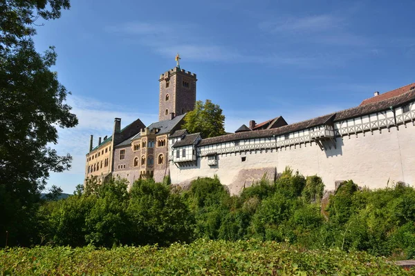 Eisenach Duitsland Zicht Wartburg Castle Buurt Van Historische Stad Van — Stockfoto