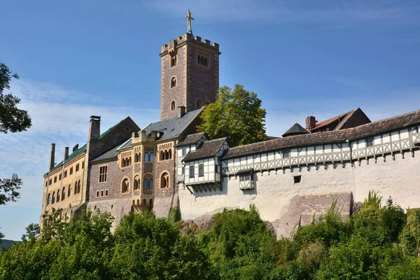 Eisenach Alemania Ver Wartburg Castillo Cerca Histórica Ciudad Eisenach Región —  Fotos de Stock