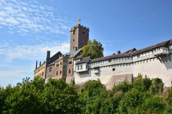 Eisenach Alemania Ver Wartburg Castillo Cerca Histórica Ciudad Eisenach Región —  Fotos de Stock