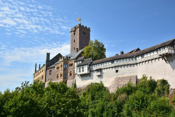 Eisenach Alemanha Vista Sobre Castelo Wartburg Perto Cidade Histórica Eisenach — Fotografia de Stock