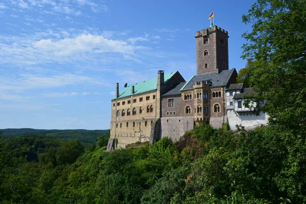 Eisenach Duitsland Zicht Wartburg Castle Buurt Van Historische Stad Van — Stockfoto