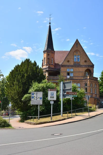 Eisenach Německo Pohled Historickém Městě Eisenach Regionu Durynsko Německo — Stock fotografie