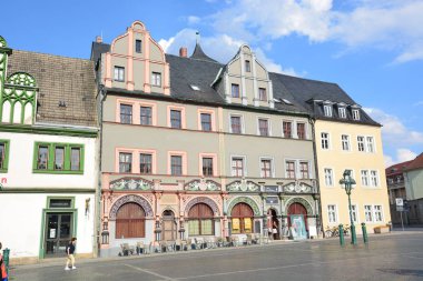 Tarihi şehir, Weimar, Thuringia, Almanya görüntülemek