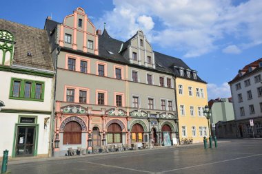 Tarihi şehir, Weimar, Thuringia, Almanya görüntülemek