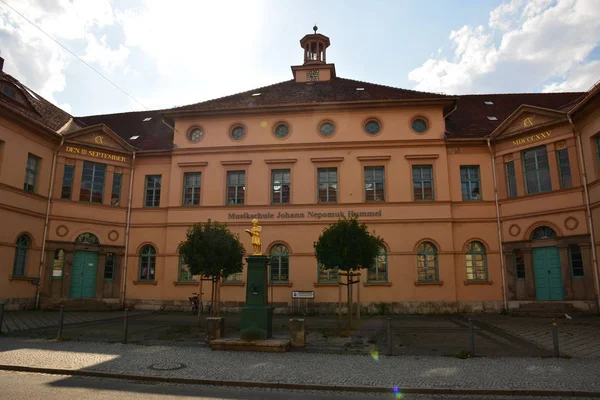 Veduta Nella Città Storica Weimar Turingia Germania — Foto Stock