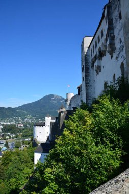 Salzburg, Avusturya - Salzburg, Avusturya tarihi şehir görünümünde