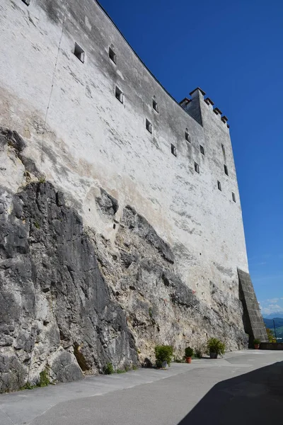 Salzburg Itävalta Näkymä Salzburgin Historialliseen Kaupunkiin Itävalta — kuvapankkivalokuva