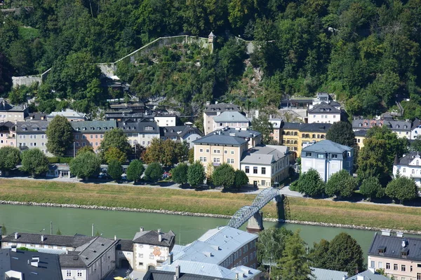 Salzburg Austria Blick Die Historische Stadt Salzburg Österreich — Stockfoto