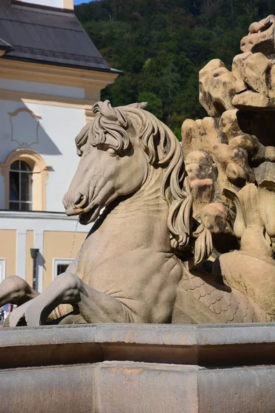 Salzburgo Áustria Vista Para Cidade Histórica Salzburgo Áustria — Fotografia de Stock