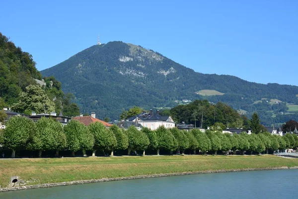 Salzbourg Autriche Vue Dans Ville Historique Salzbourg Autriche — Photo